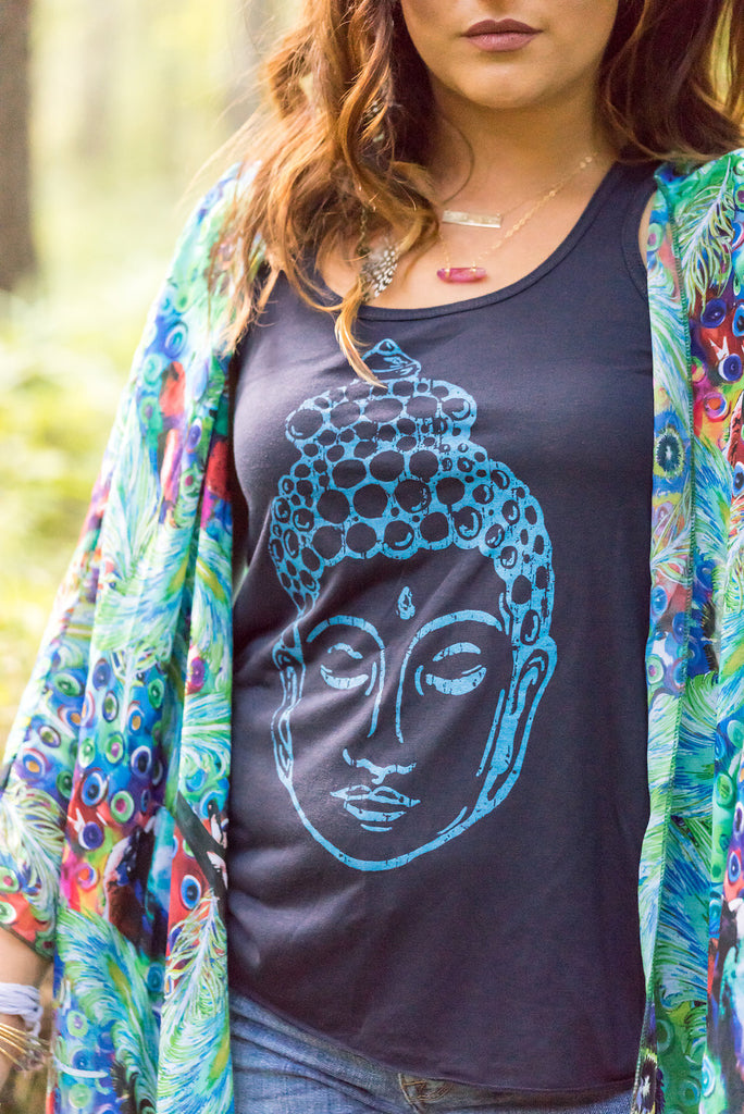 Buddha Flowy Yoga Tank - Inspired by Stephanie Rose