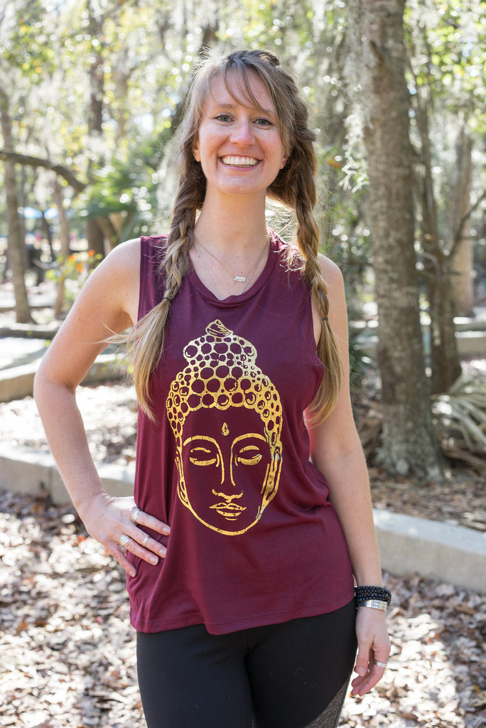 Buddha Womens Workout Tank - Inspired by Stephanie Rose
