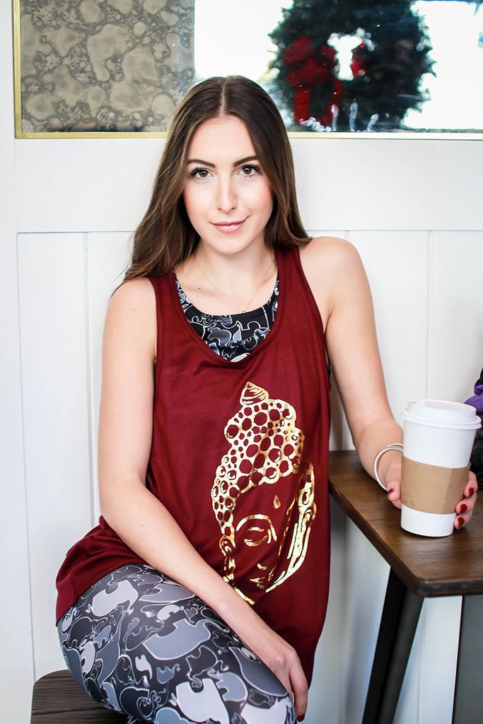 Buddha Womens Workout Tank - Inspired by Stephanie Rose