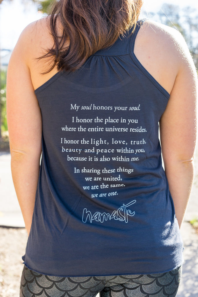 Namaste Yoga Tank | My Soul Honors Your Soul Tank - Inspired by Stephanie Rose