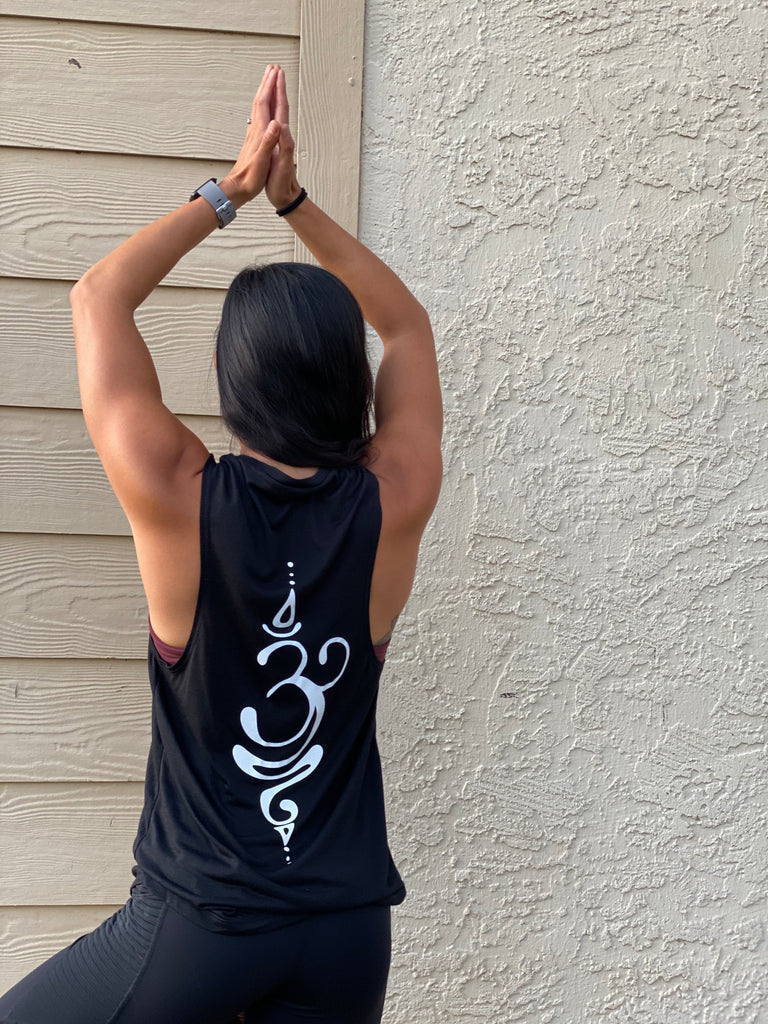 Just Breathe Muscle Tank - Inspired by Stephanie Rose